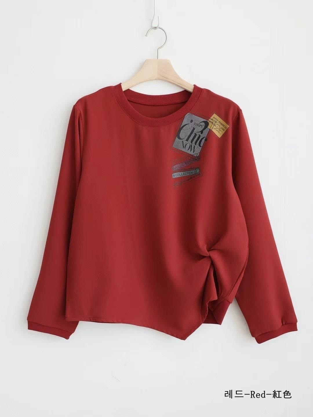 韓國 靚牌子厚雪紡超靚cutting百搭Top 5405