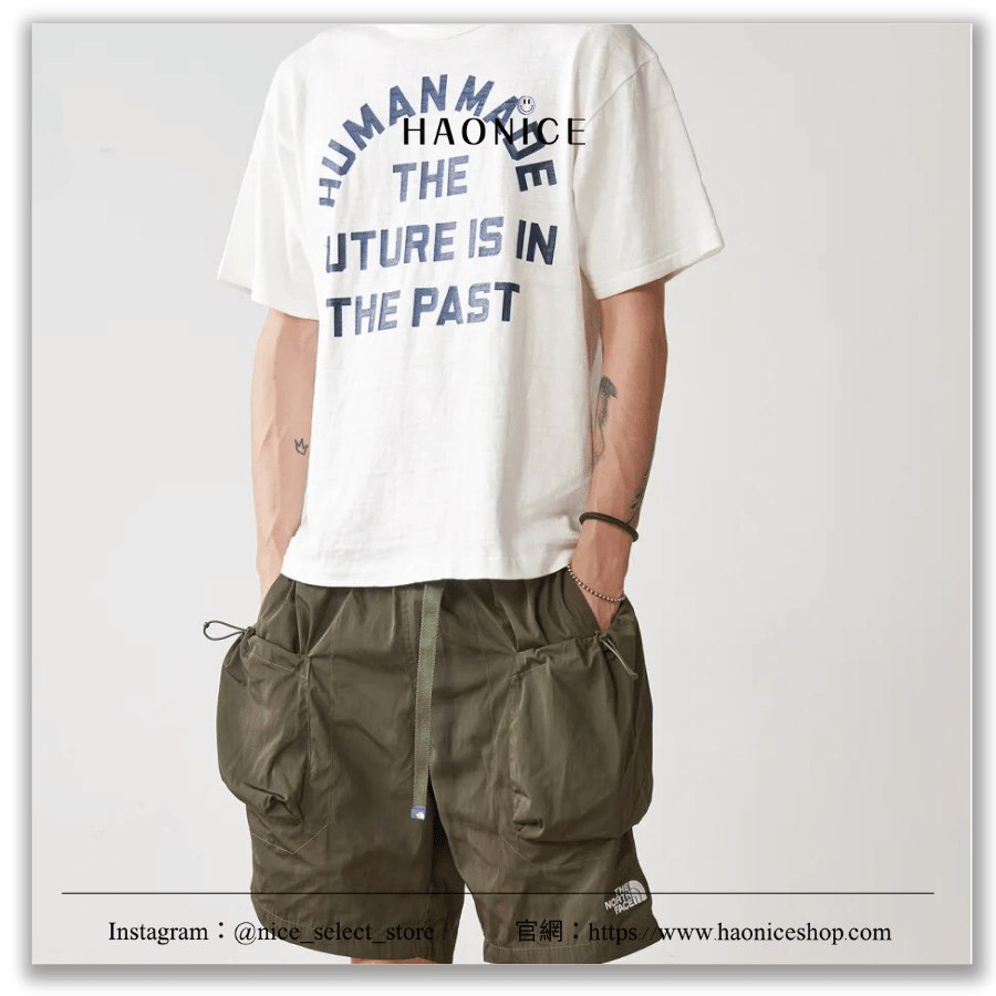 【NICE 歐美日韓代購】24SS HUMAN MADE 夏季新款🔥日本限定 經典字母logo撞色標語短袖 短T 破壞
