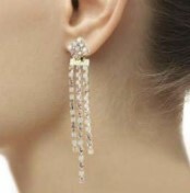 1RS1108-001 ROSANTICA Milky Earrings Pink #17791/E/ROS-Q (A-K11-E)