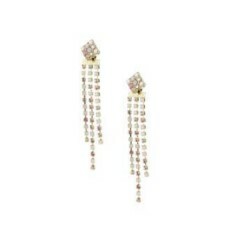 1RS1108-001 ROSANTICA Milky Earrings Pink #17791/E/ROS-Q (A-K11-E)