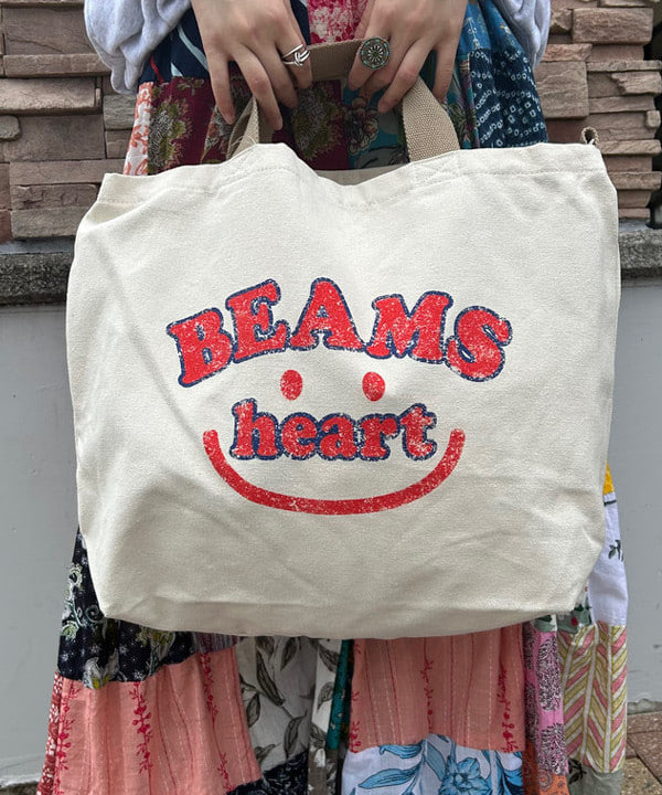 #預購 BEAMS HEART Smile CasleLogo 帆布包 手提袋