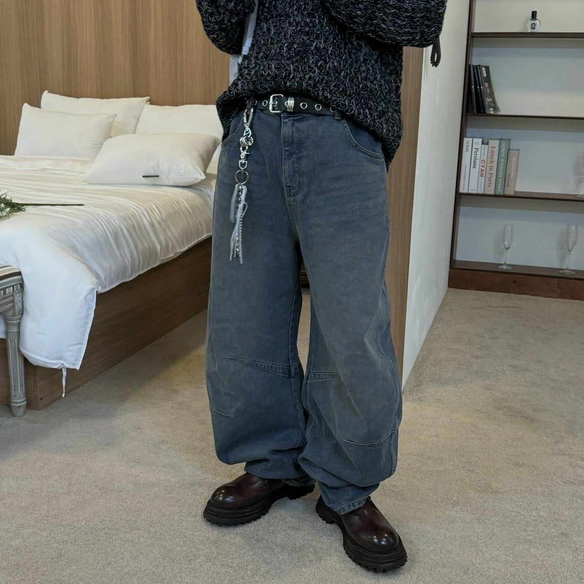 洗水鬆身牛仔褲 BY ATTENTION-282P