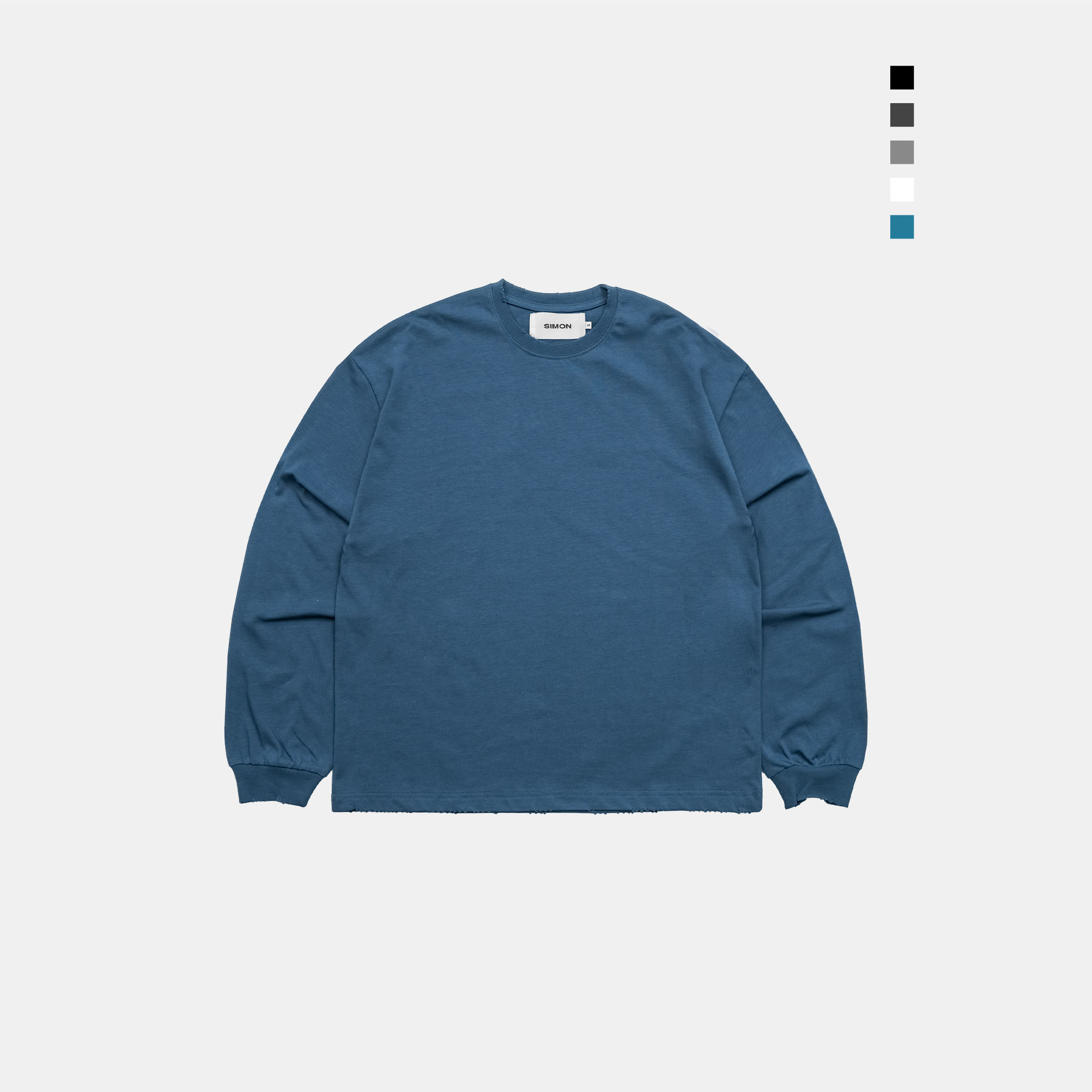 SIMON MADE TL-2426 基礎 百搭 BOXY 薄長袖