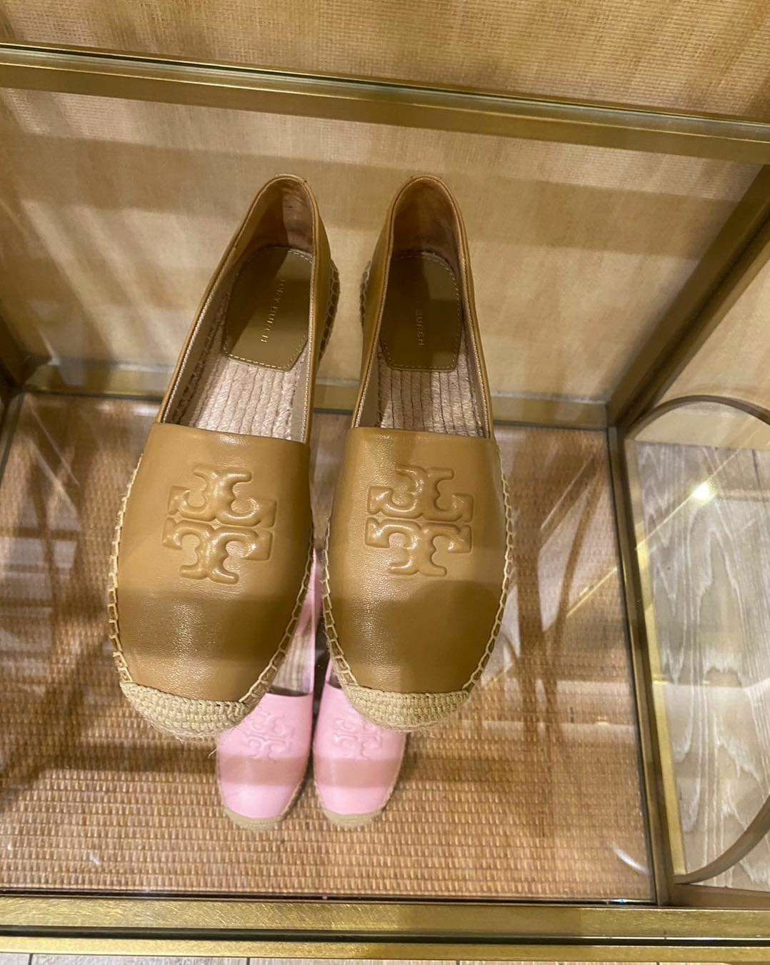 Tory Burch Espadrilles美國outlet最新款Everly logo真皮漁夫鞋