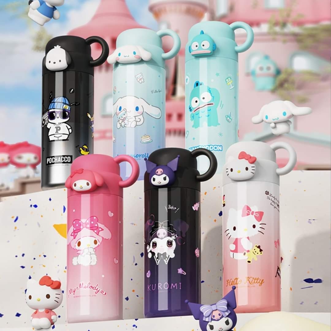 Sanrio卡通漸變不鏽鋼保溫杯460ml