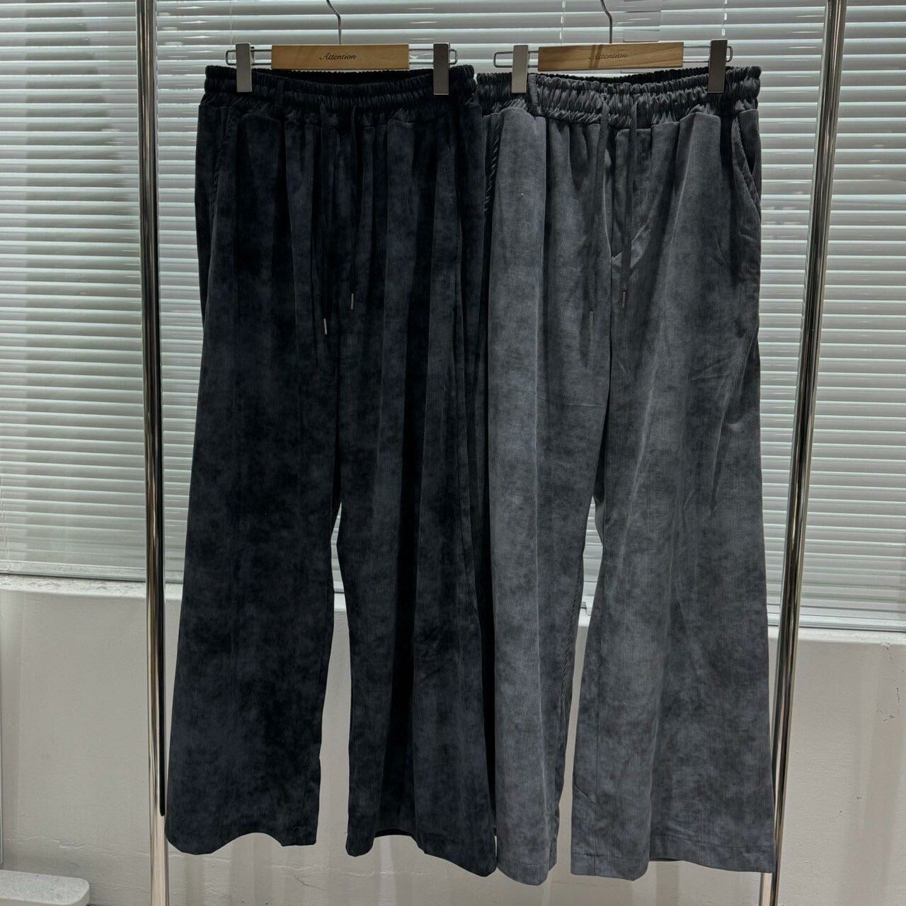 薄燈心絨鬆身褲 BY ATTENTION-287P