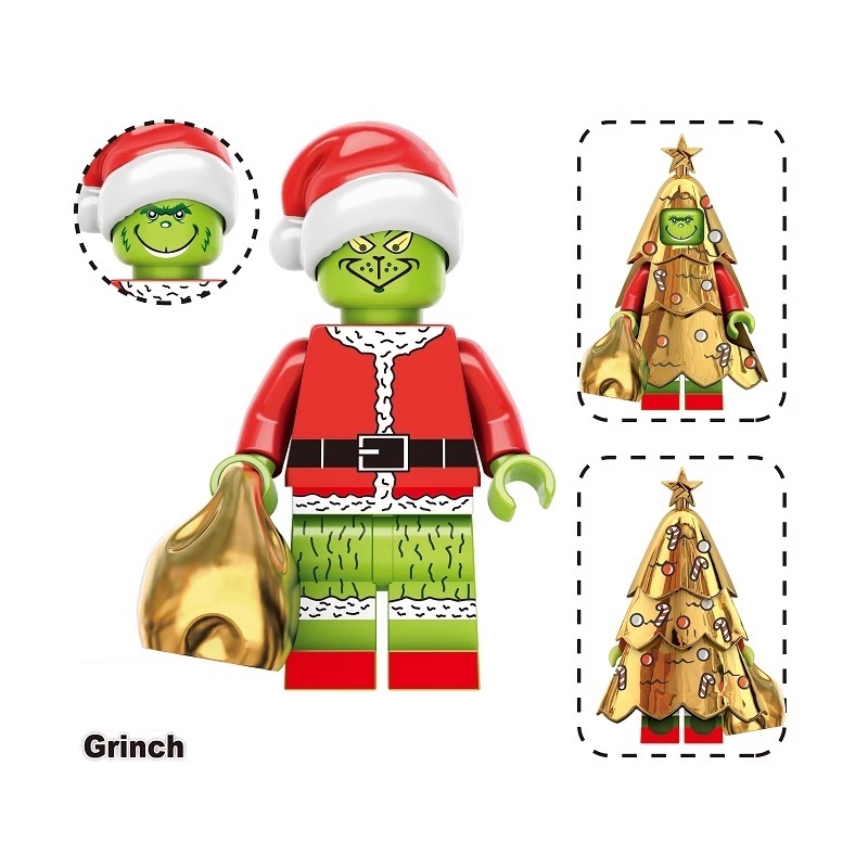 Christmas Grinch Minifigures Minifigs fit Lego TV3011