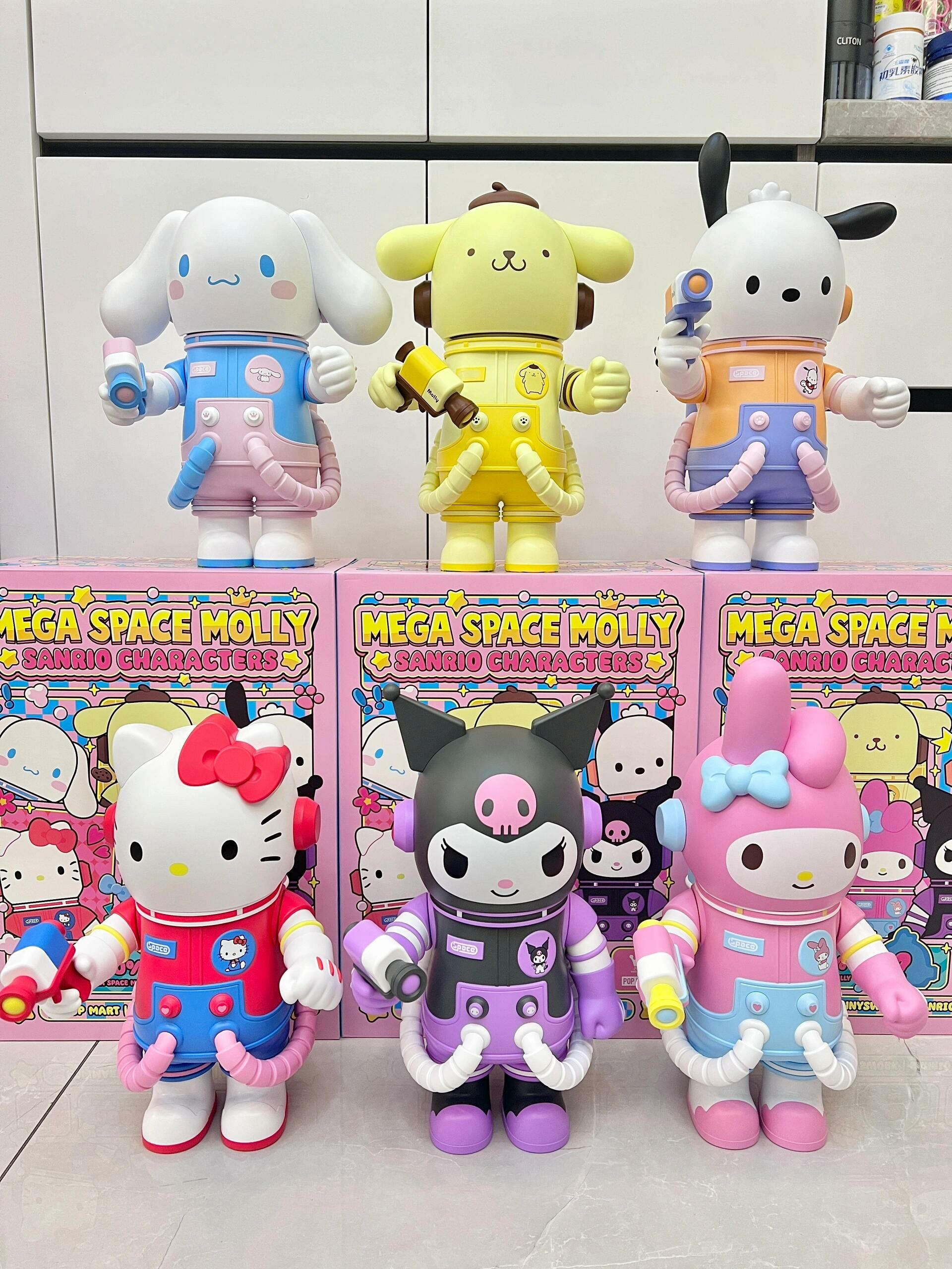 三麗鷗 Sanrio x POPMART 泡泡瑪特 Mega Space Molly 400% 公仔 盲盒 6+1款/預購