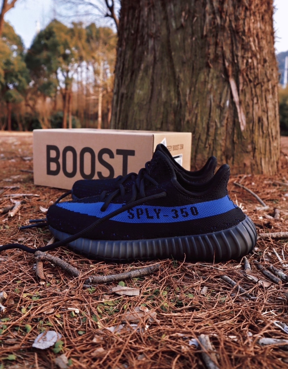 Adidas Yeezy Boost 350 V2 Dazzling Blue 黑藍 GY7164