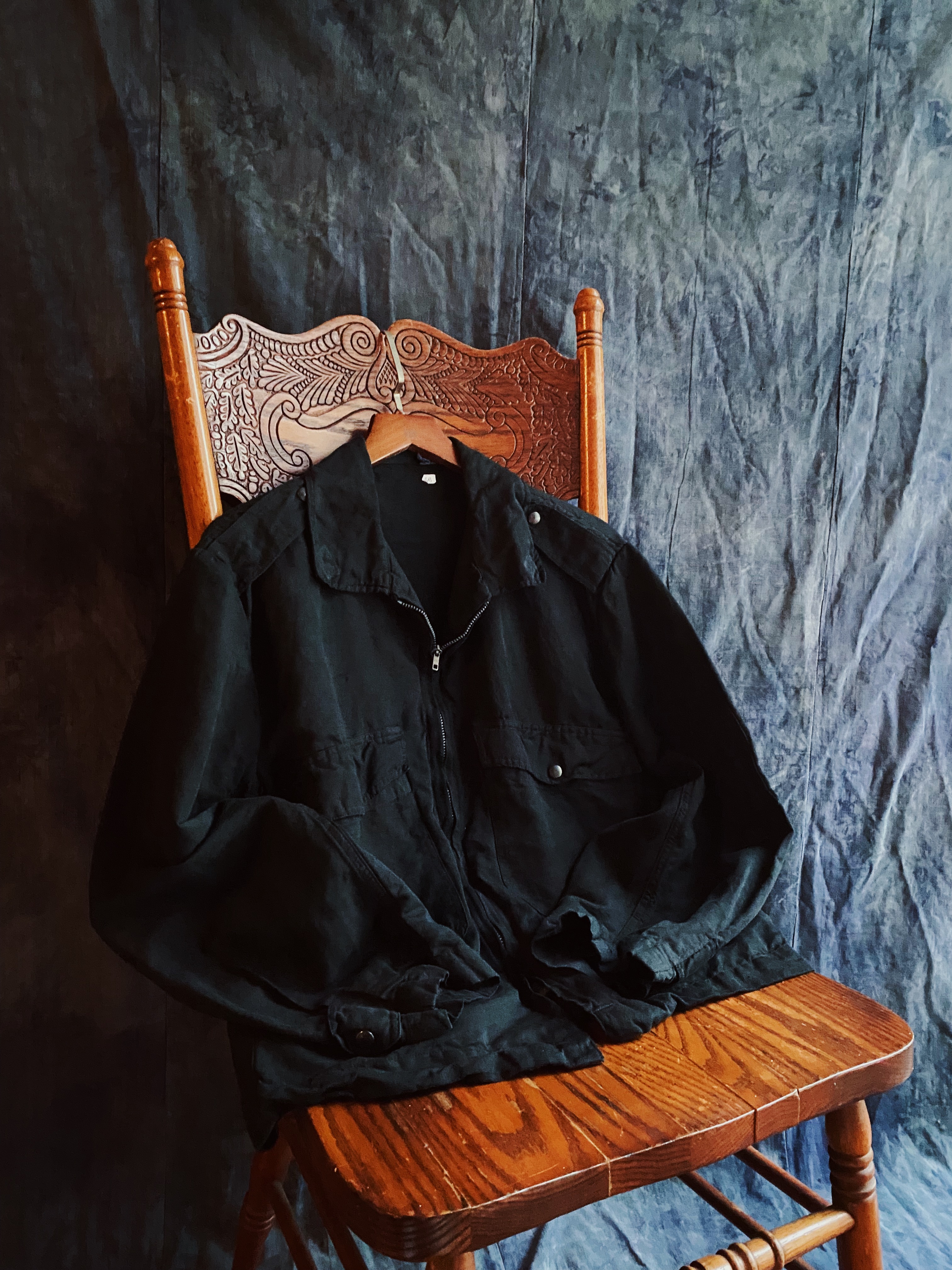 Italy A.M.I Pilot Jacket-Black dye/ 義大利軍A.M.I 空軍飛行員夾克-黑染