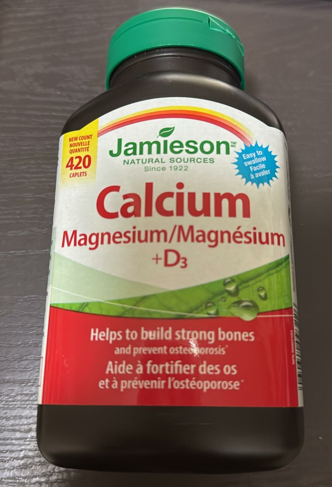 ca14007**   Jamieson健美生鈣鎂D3成人/老人/孕哺期鈣片 500粒