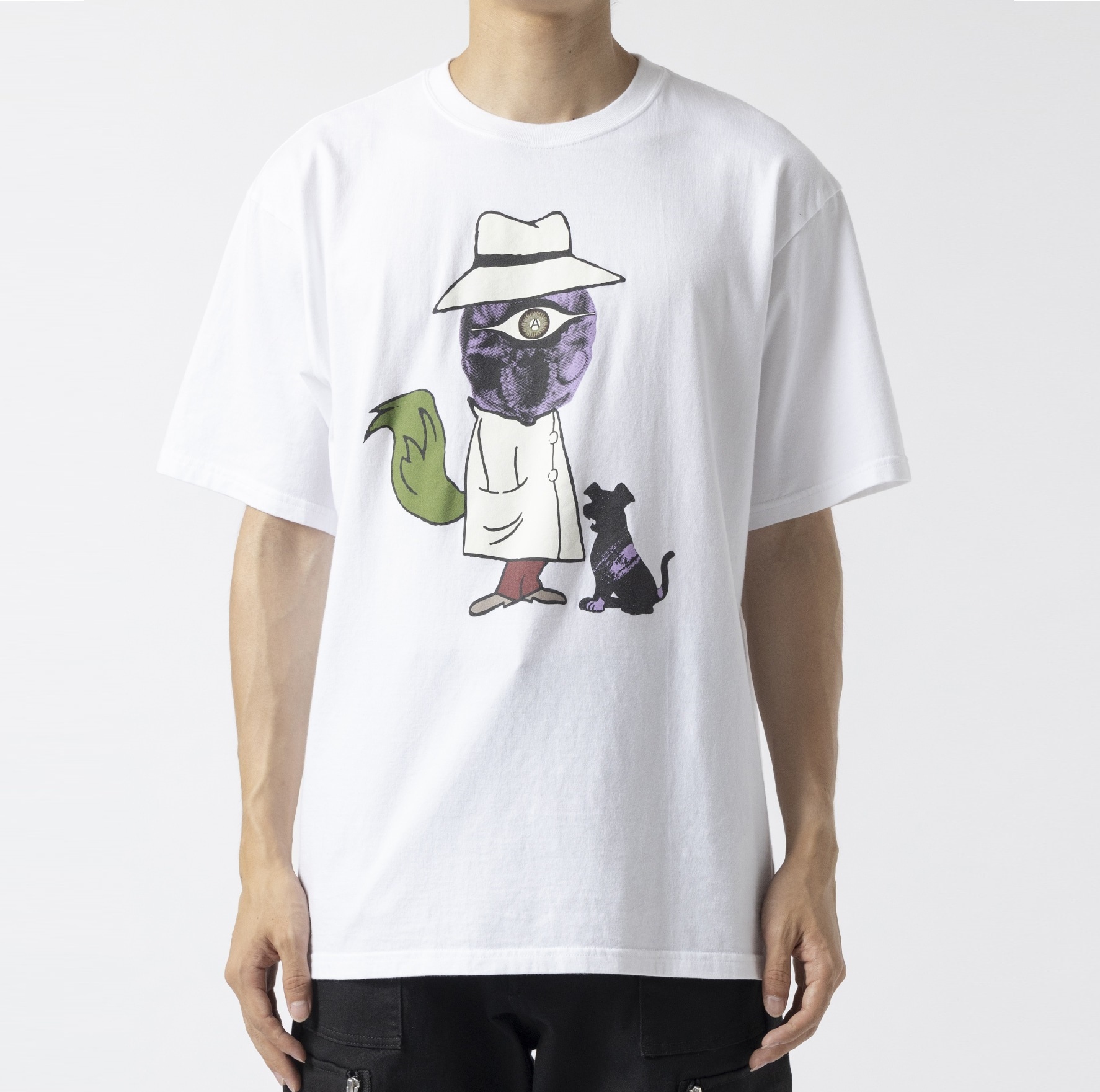 UNDERCOVER EYES & ANIMAL TEE S/S - WHITE PRE ORDER ITEM (預訂中)