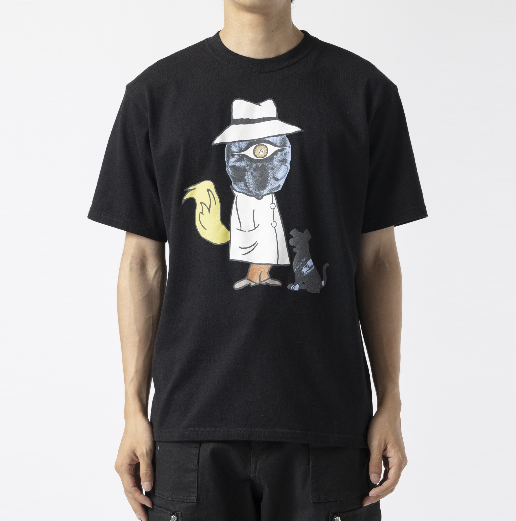 UNDERCOVER EYES & ANIMAL TEE S/S - BLACK PRE ORDER ITEM (預訂中)