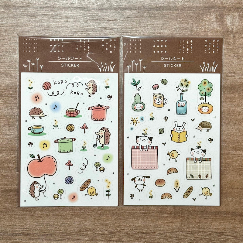 Kururi Sticker Series (Japanese Stationery Brand)