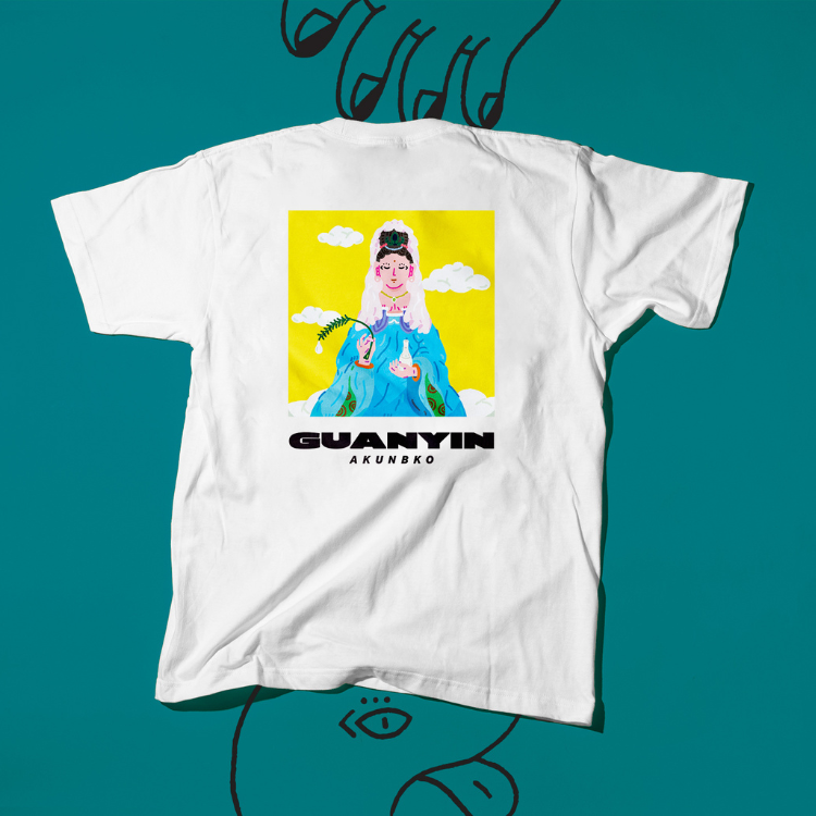 【A君B子 akunbko】南無觀音短袖T恤