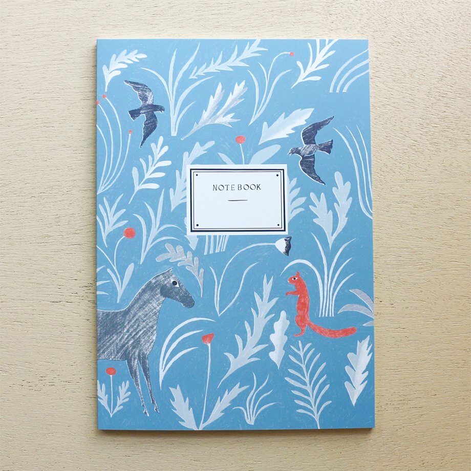 西淑_garden 方格筆記本 A5｜日本表現社