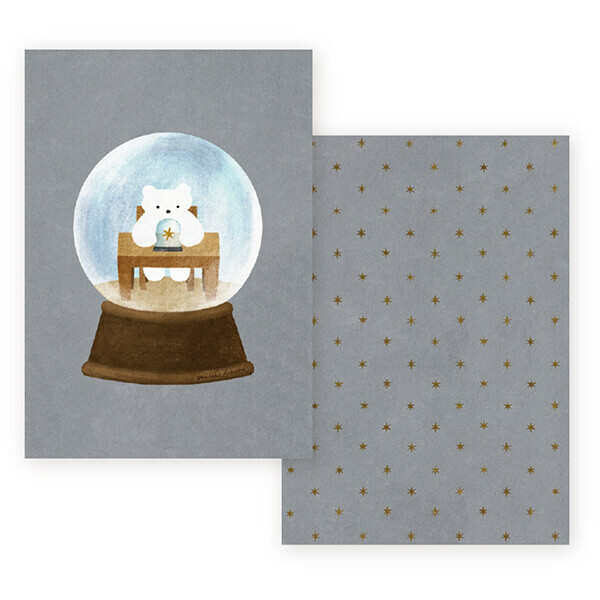 福岡麻利子_占卜熊 方格筆記本 A5｜日本表現社