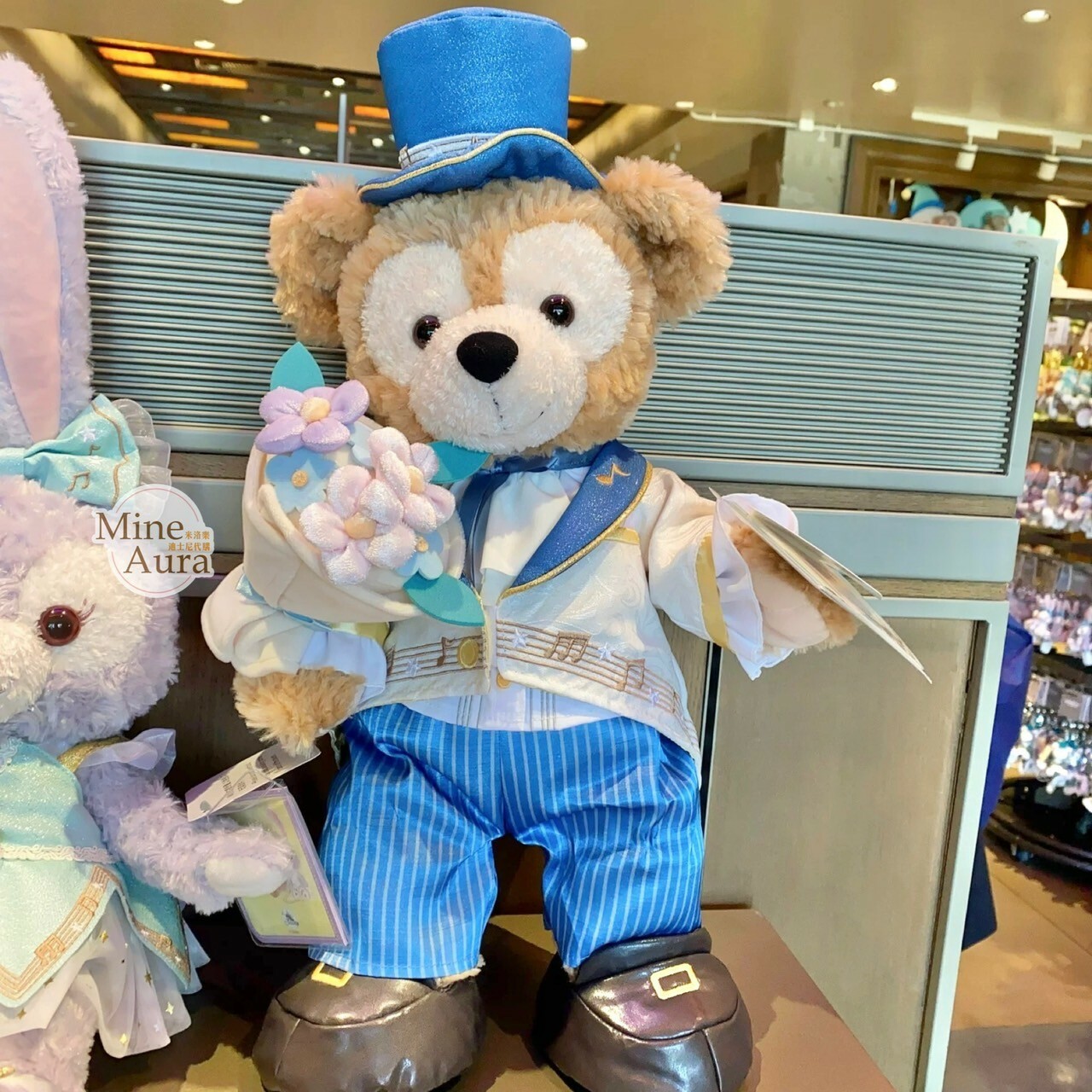 (限時特價) 星夢旋律系列 達菲 Duffy 與好友們 達菲 Duffy 帶骨架設計 娃娃 玩偶 -上海迪士尼樂園