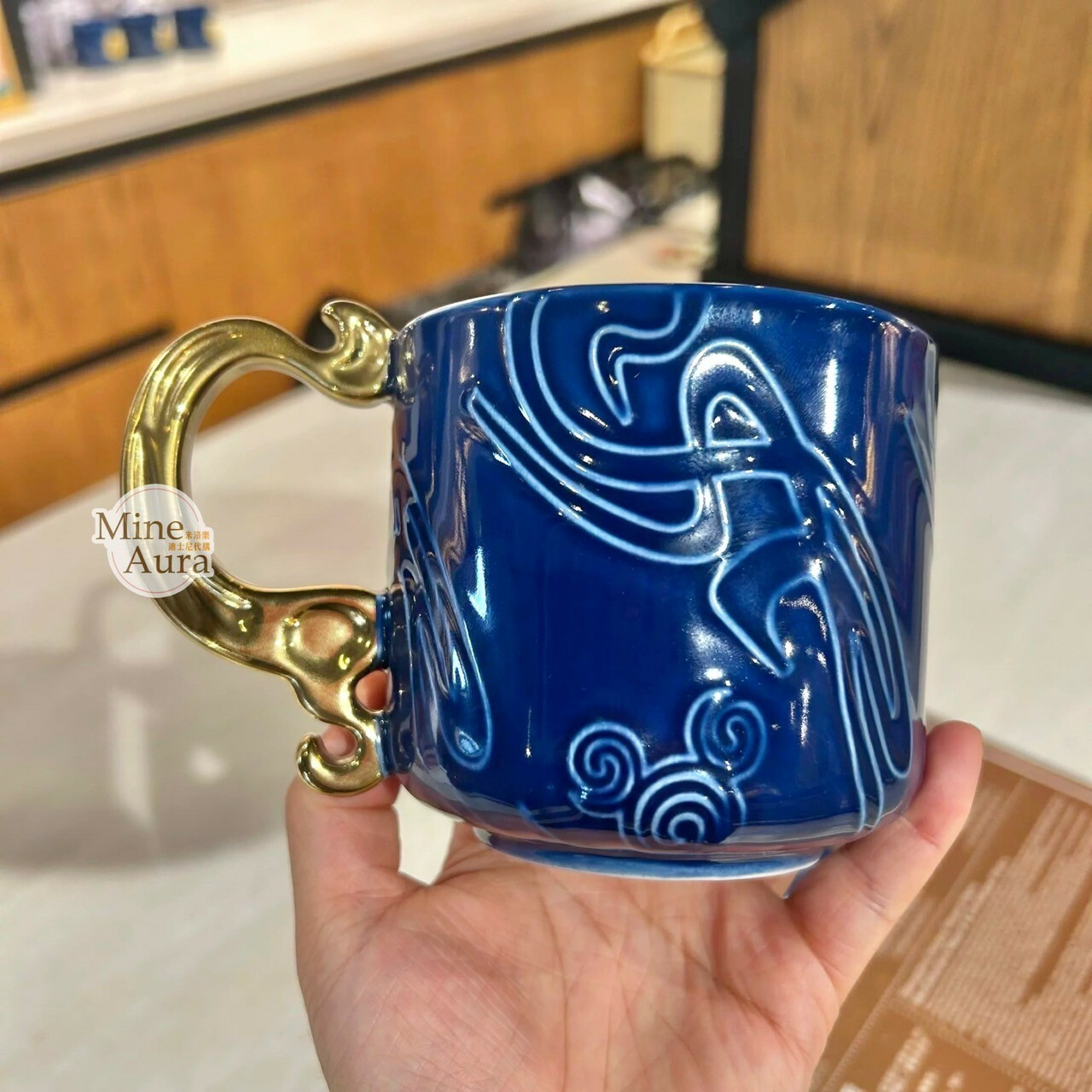 (限時特價) 唐老鴨 Donald 廚師圖案 造型手把 馬克杯 水杯 -上海迪士尼樂園