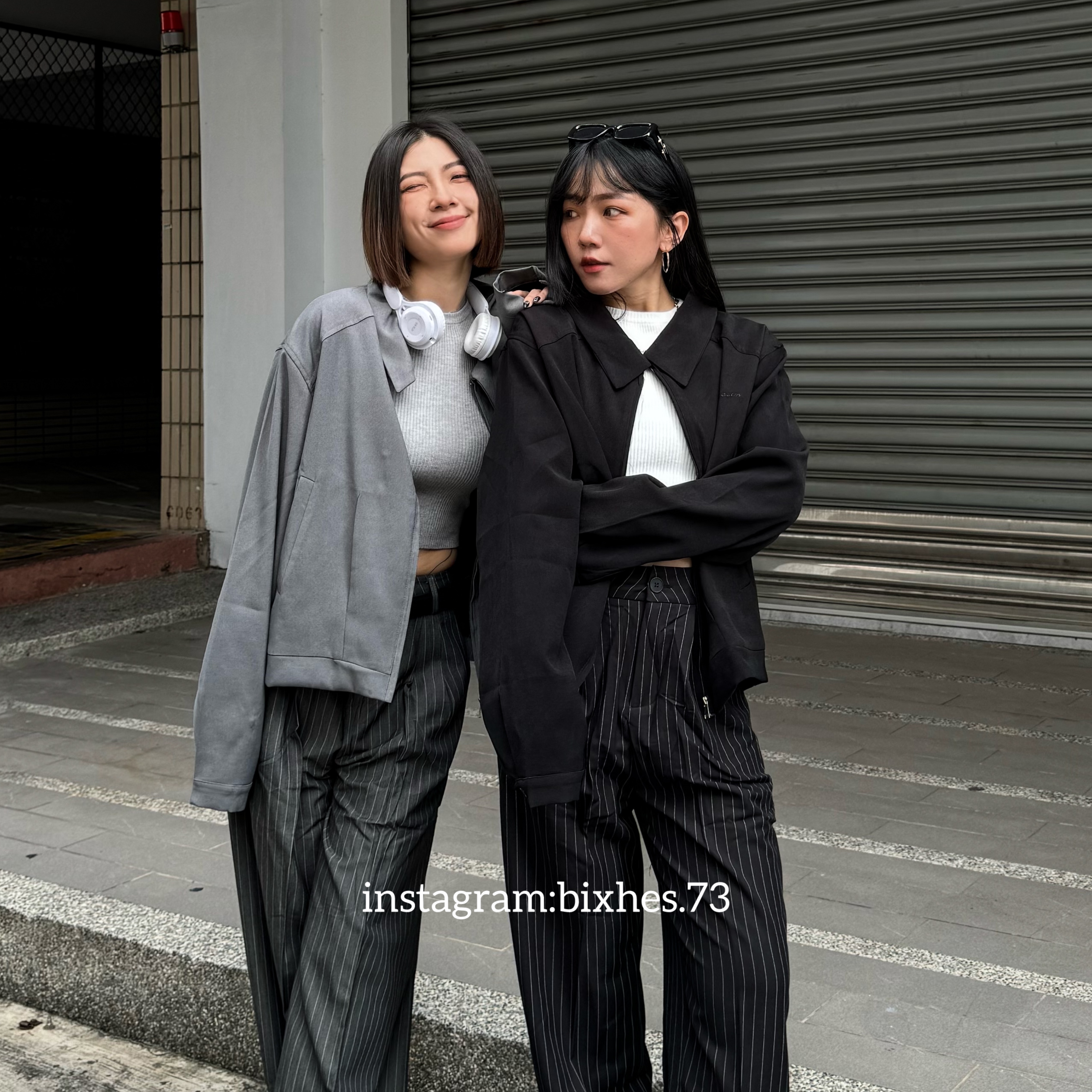 翻領西裝夾克外套(F00047)