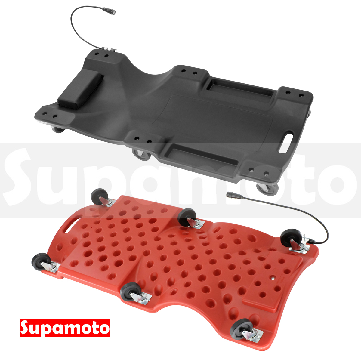 -Supamoto- 40吋 維修躺板 (含維修燈) 特厚 修車板 修理 車底 修車滑板 汽修躺板 維修板