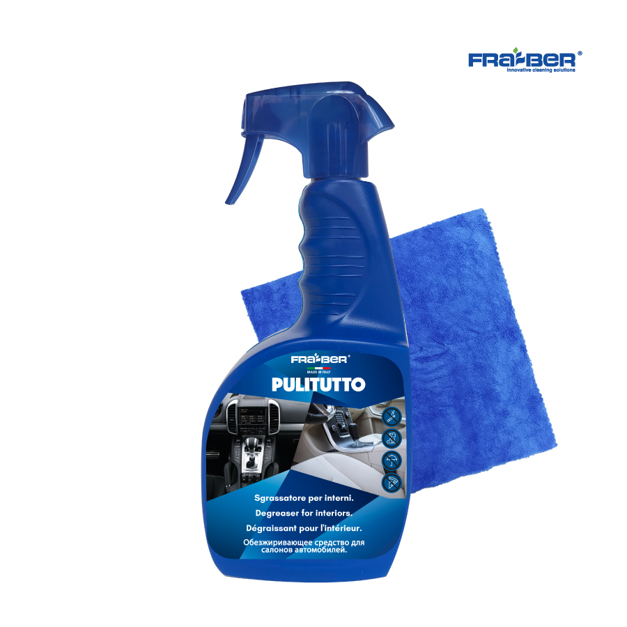 FRA-BER PULITUTTO 車廂萬用清潔劑, 750ml (送ETECCO - 藍色微纖維抹布)