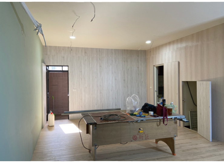 桃園床墊專賣店，開幕前裝潢