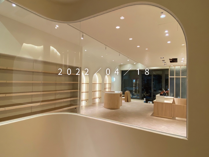 台中床墊專賣店，開幕前2022/04/18裝潢