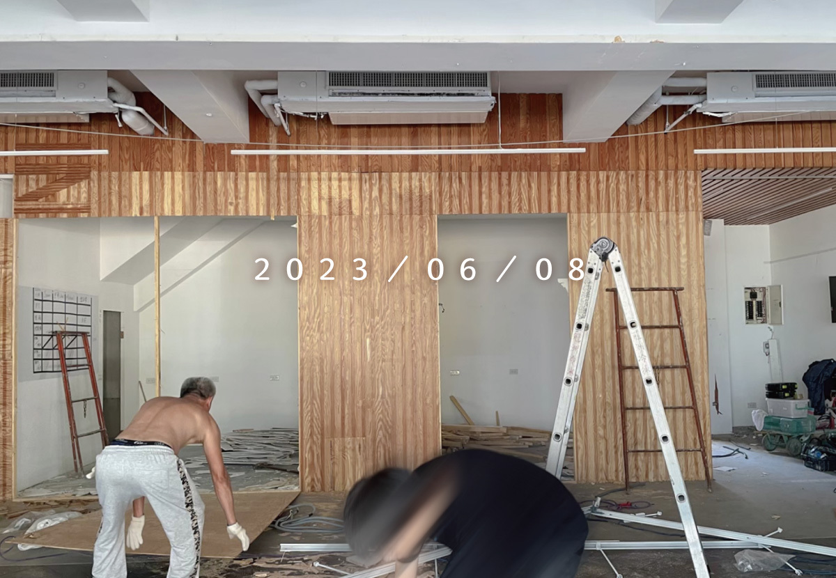 板橋床墊專賣店,開幕前2023/06/08裝潢