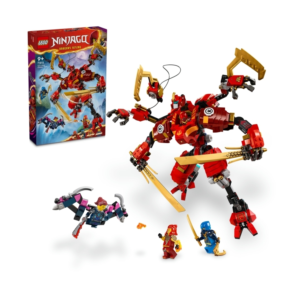 71812 赤地的忍者攀爬機械人