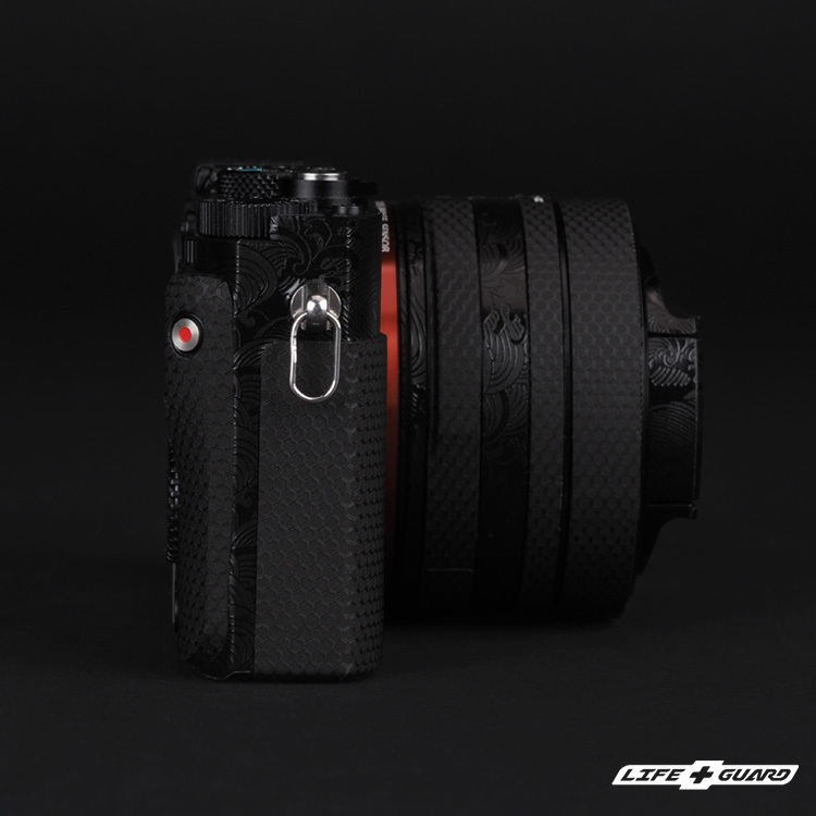 LIFE+GUARD SONY DSC-RX1R 相機貼膜側面展示圖