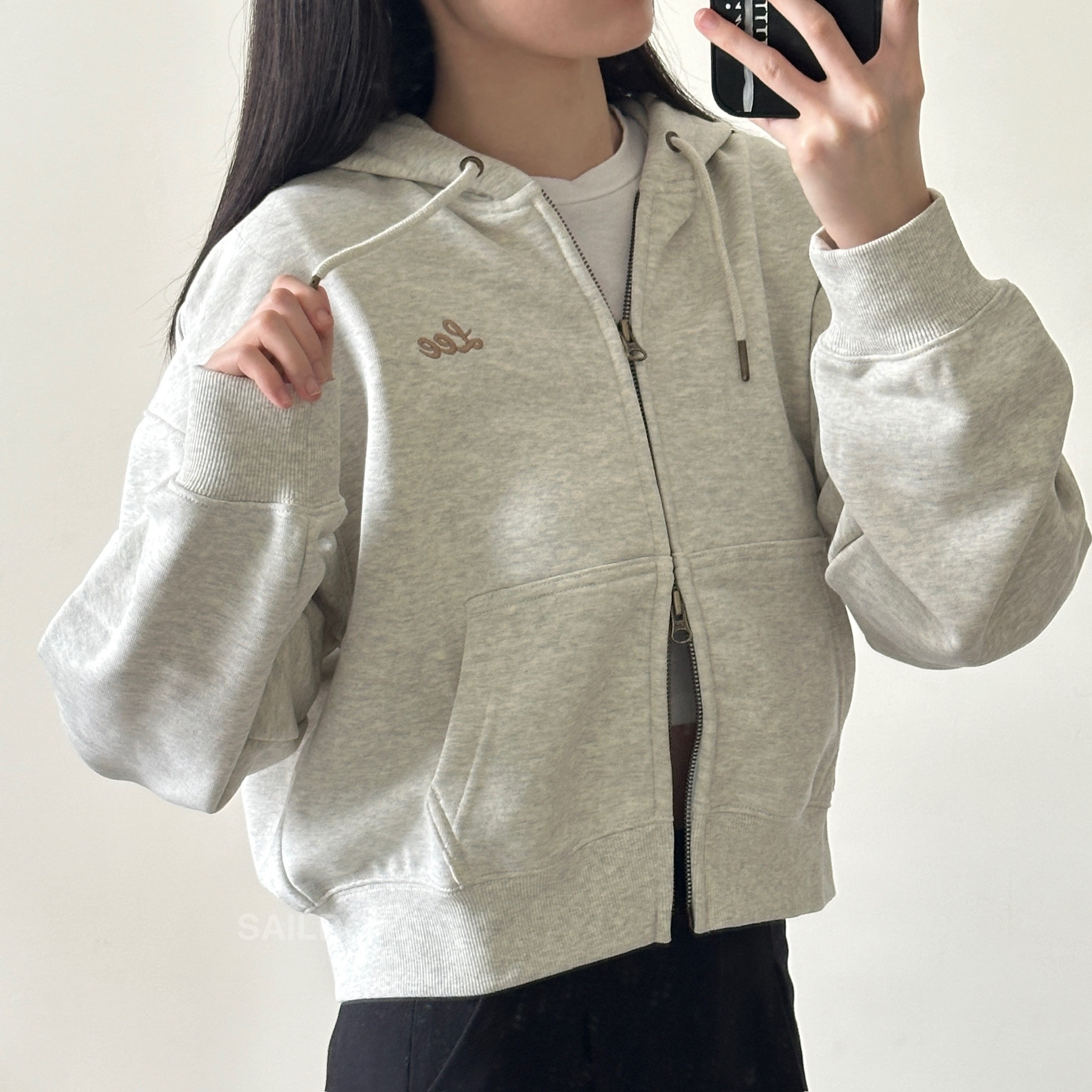 #現貨供應 LEE 2024新款 刺繡短款外套 無刷毛