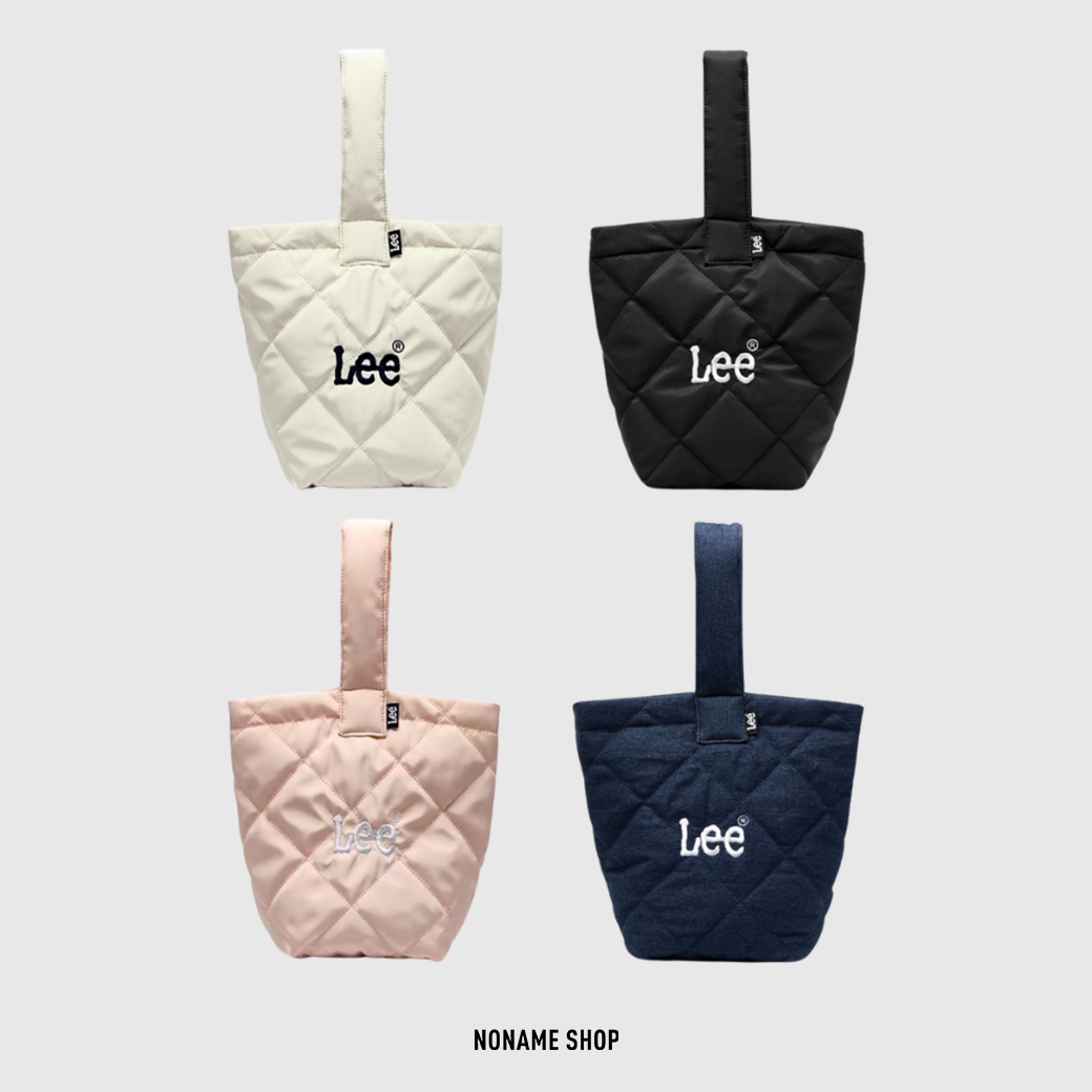 LEE 休閒 菱格紋 大容量 手提包 四色