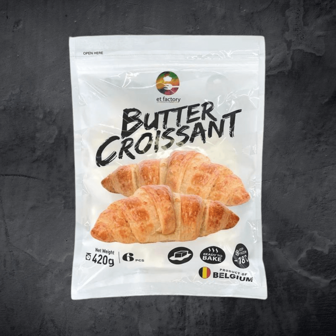 Butter Croissant (6 pieces) (Frozen)