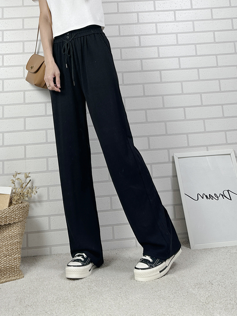 休閒顯瘦雙釦落地寬褲 包色款⚡️搶手貨 ⚡️