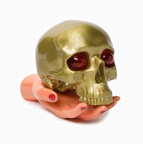 UNDERCOVER × P.A.M.× MEDICOM TOY SKULL & HAND LAMP - GOLD PRE ORDER ITEM (預訂中)