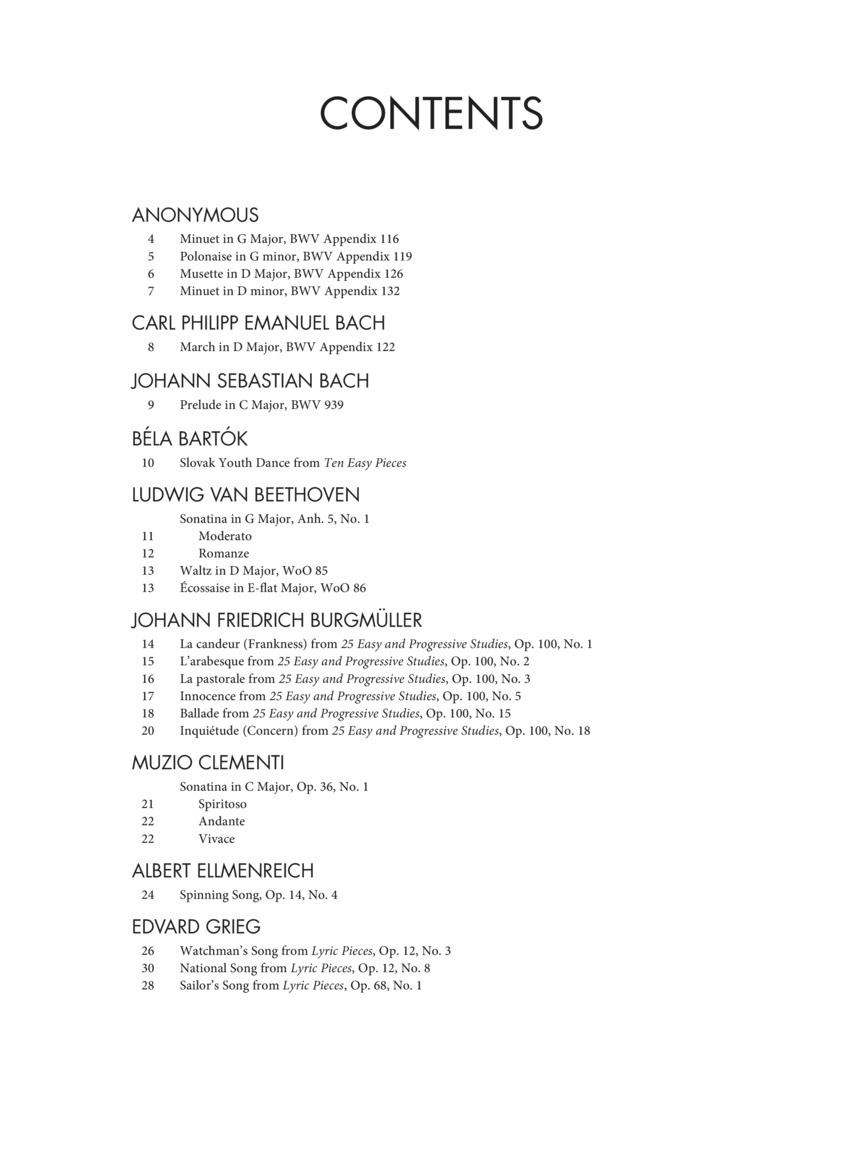 《Selected Piano Masterpieces》