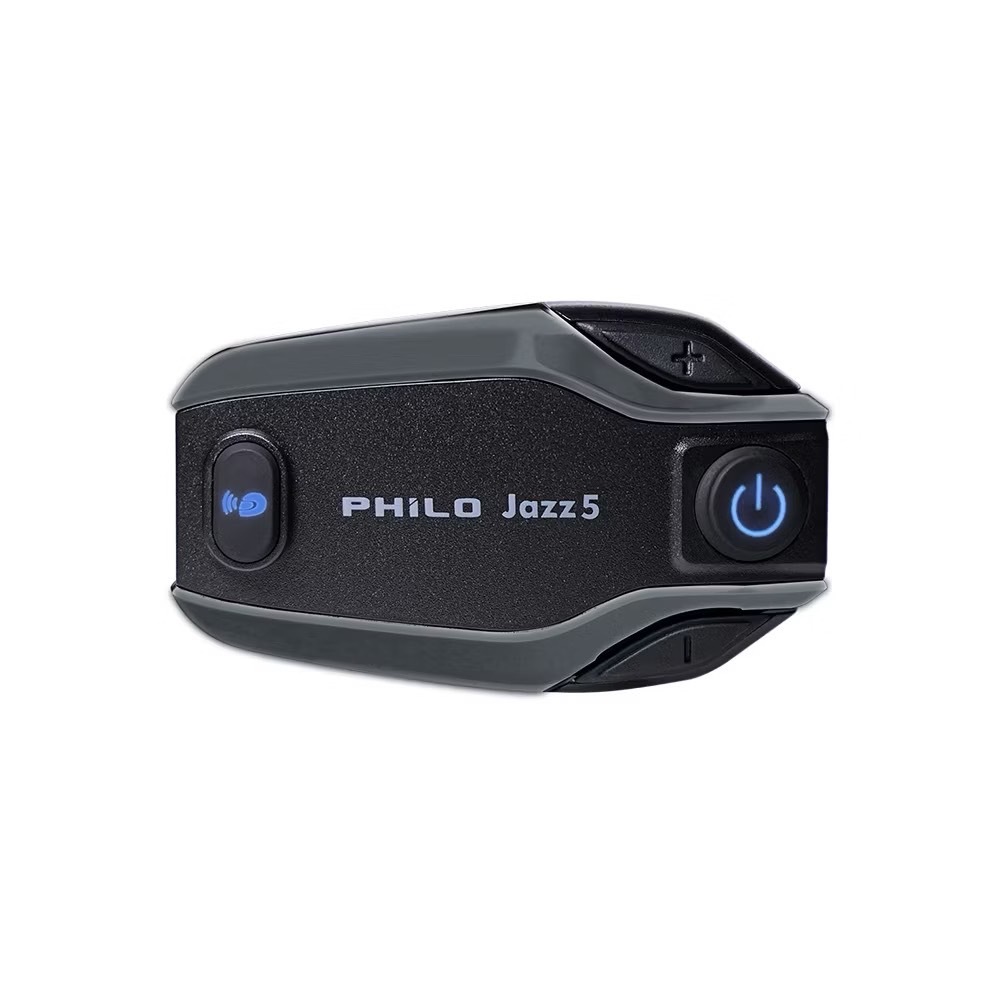 Philo 飛樂｜JAZZ5 全混音長距離 安全帽藍芽對講耳機（機車藍牙耳機/半罩/全罩安全帽）