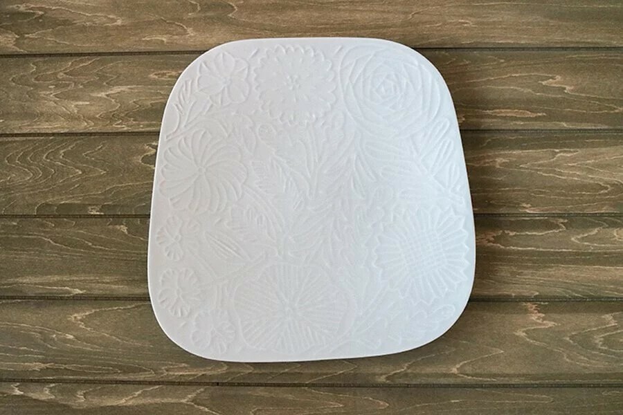 鹿兒島睦週邊-Floro系列盤 /茉莉白 / L