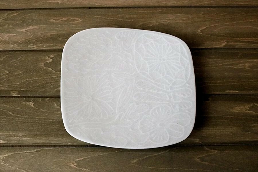 鹿兒島睦週邊-Floro系列盤 / 茉莉白 / S