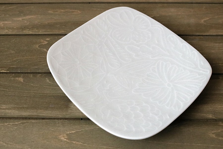 鹿兒島睦週邊-Floro系列盤 / 茉莉白 / S