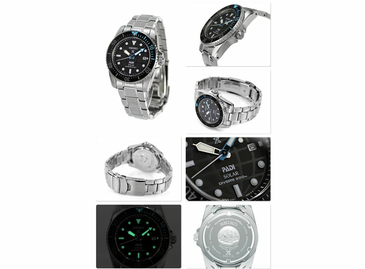 Seiko 精工 Prospex X PADI Special Edition Solar Watch SNE575P1 特別版太陽能手錶