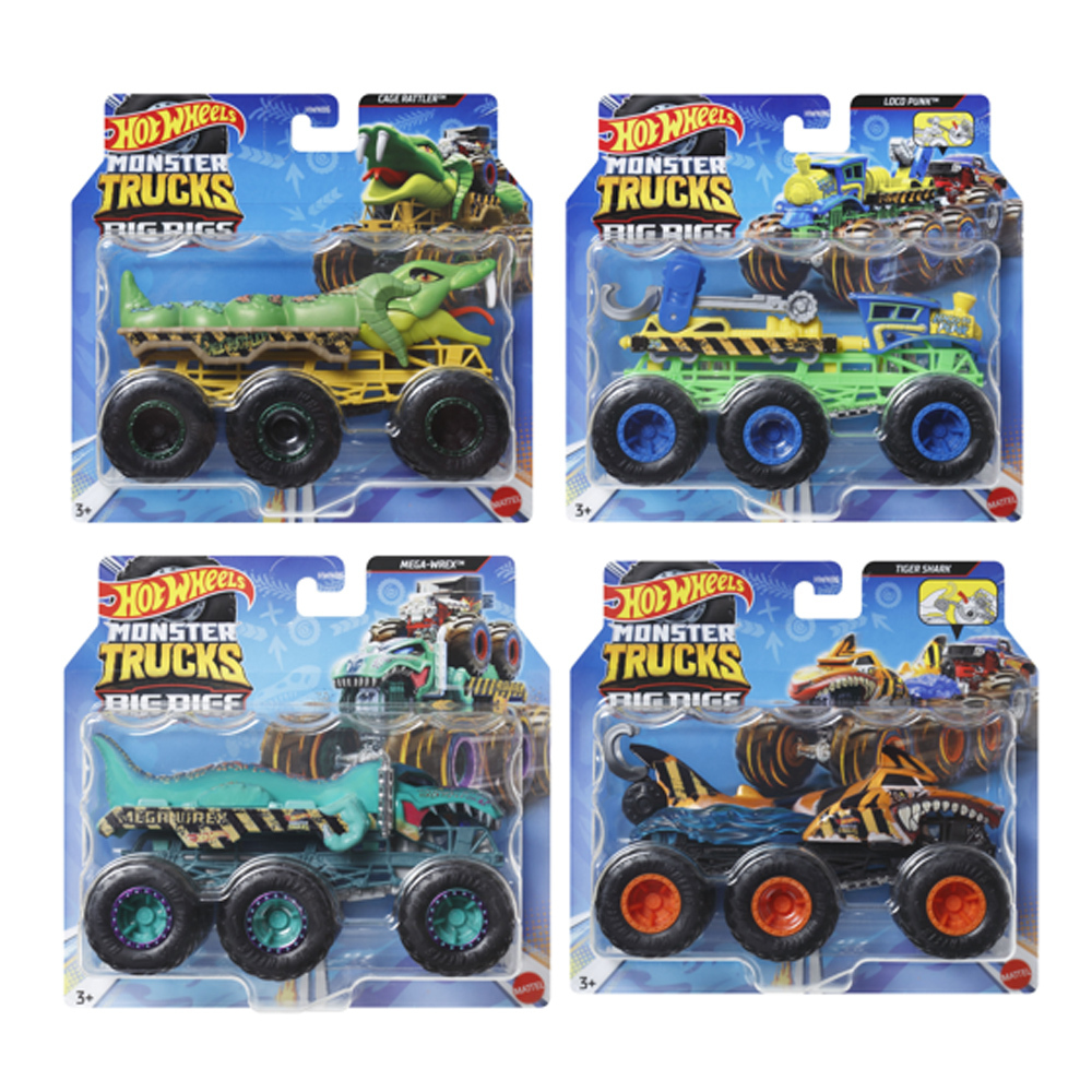 風火輪大腳車-怪獸六腳車系列 原箱4入(C箱號)