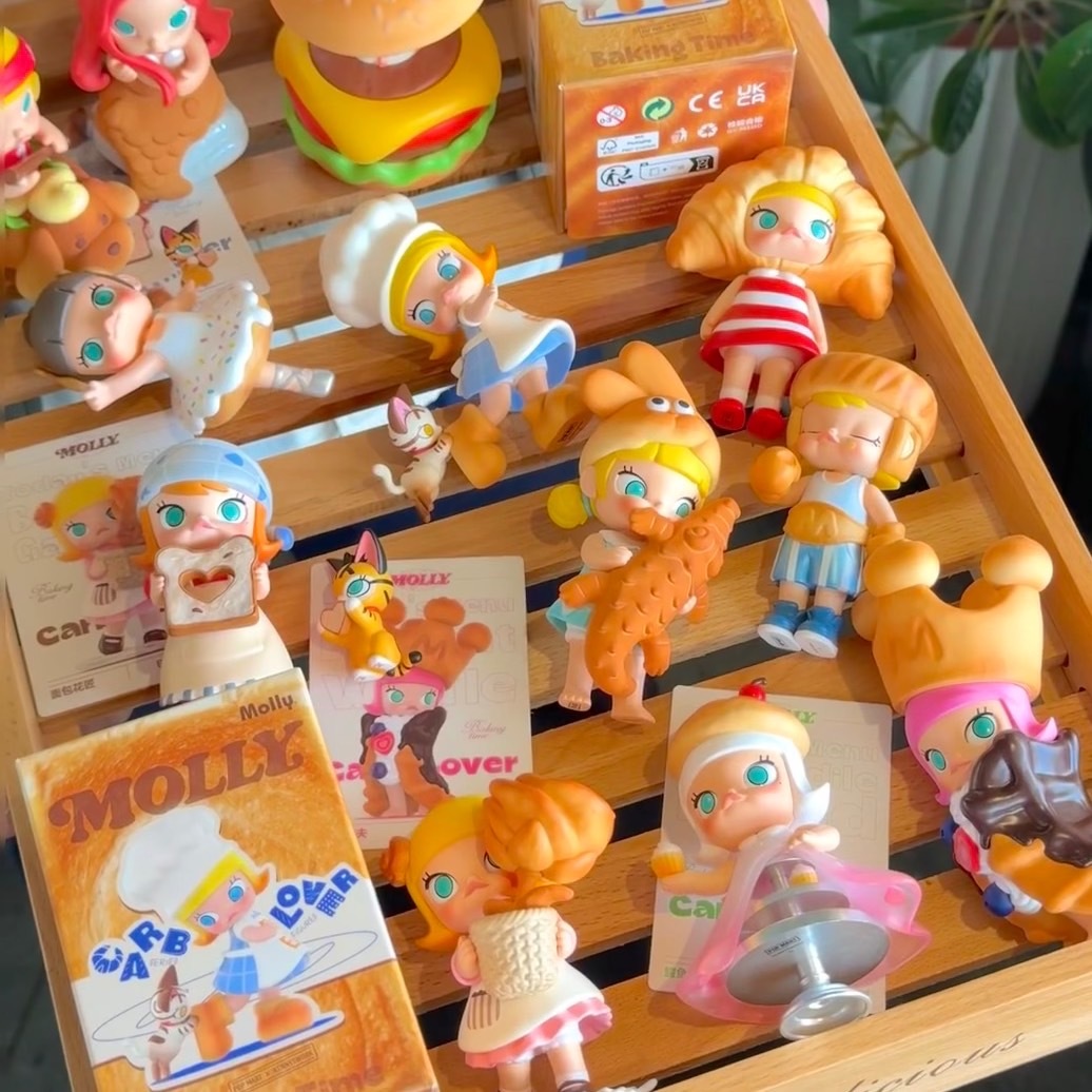POPMART 泡泡瑪特 MOLLY 麵包腦袋系列 麵包頭 盲盒 公仔 手辦 整端12個