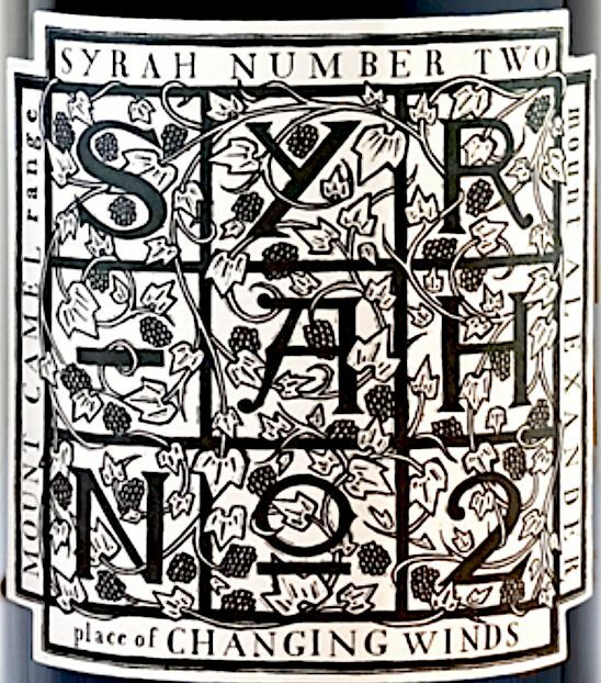 Place of Changing Winds Syrah No 2 2022 (RP93)