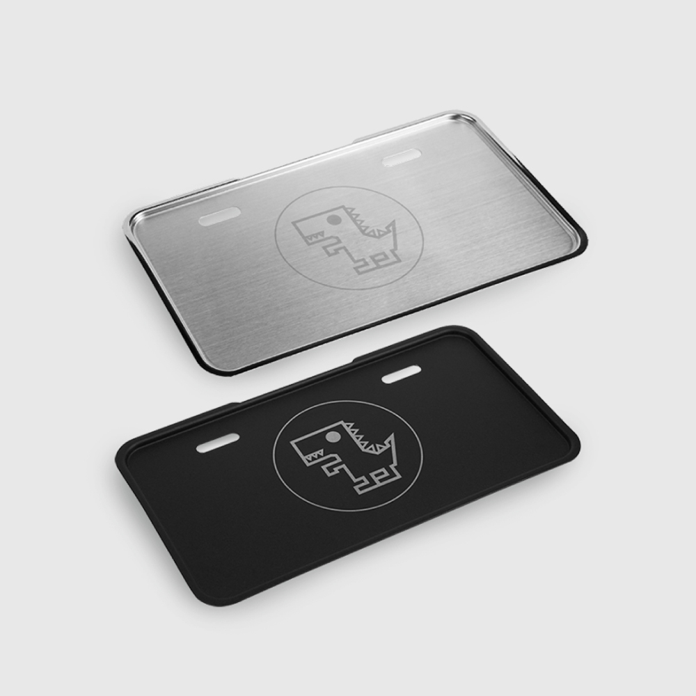 機車通用型配件｜車牌強化保護框【反光片版本】