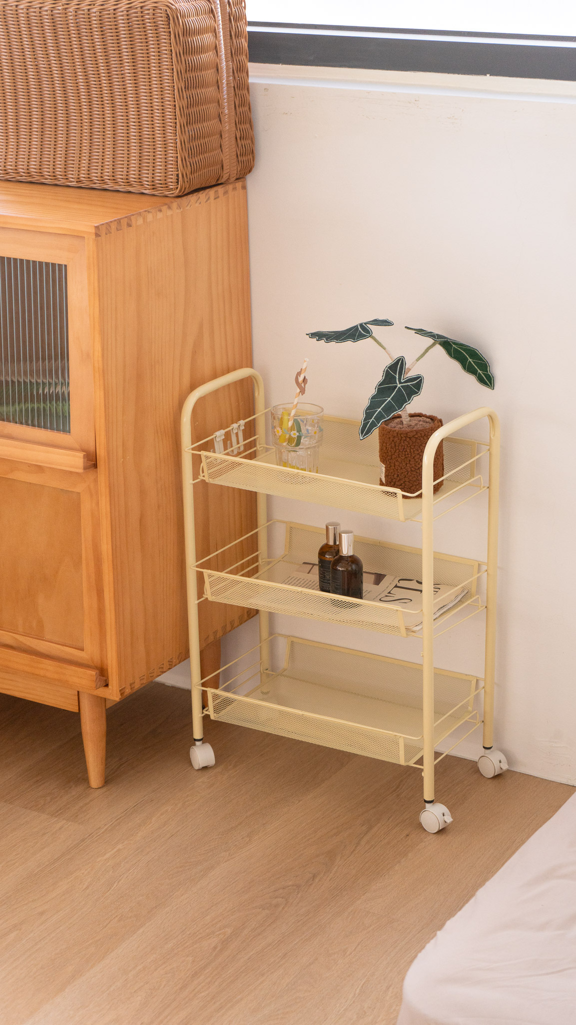 三層置物架推車