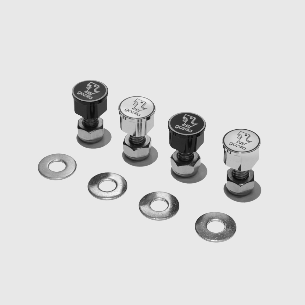 機車通用型配件｜車牌造型螺絲