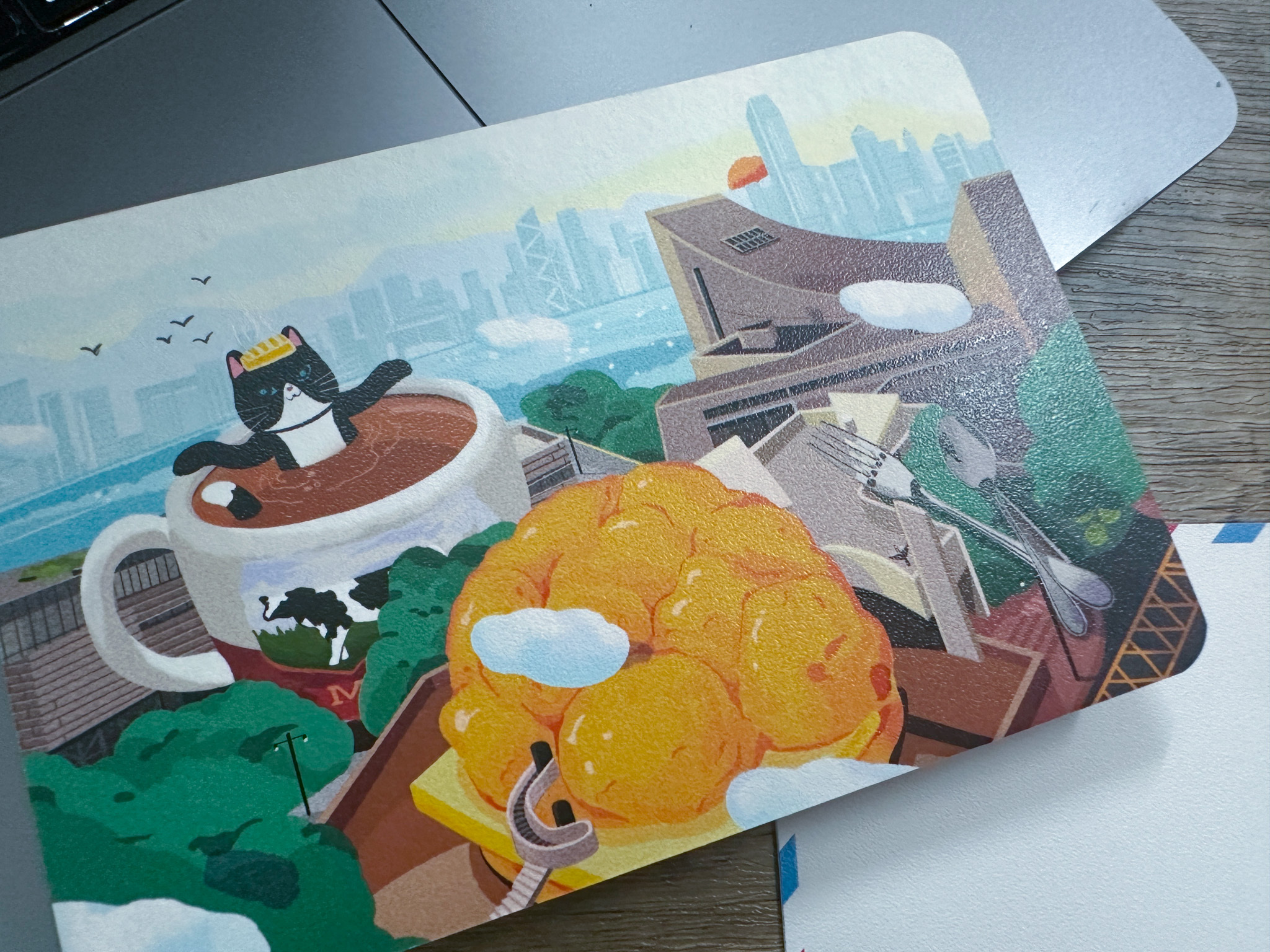 【貓遊街角 - 菠蘿油  】 明信片丨Amazing Studio