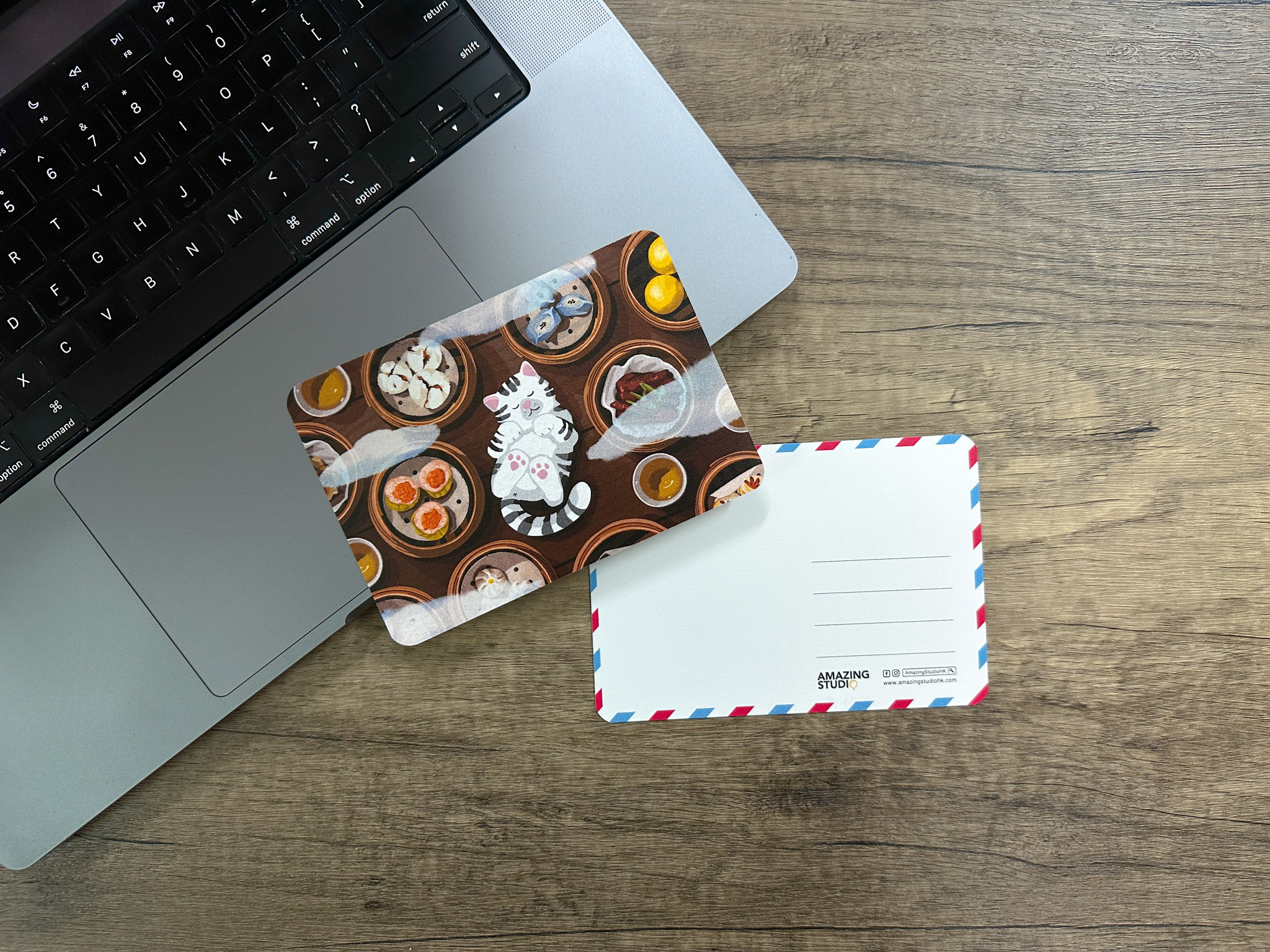 【貓遊街角 - 大中小點  】 明信片丨Amazing Studio